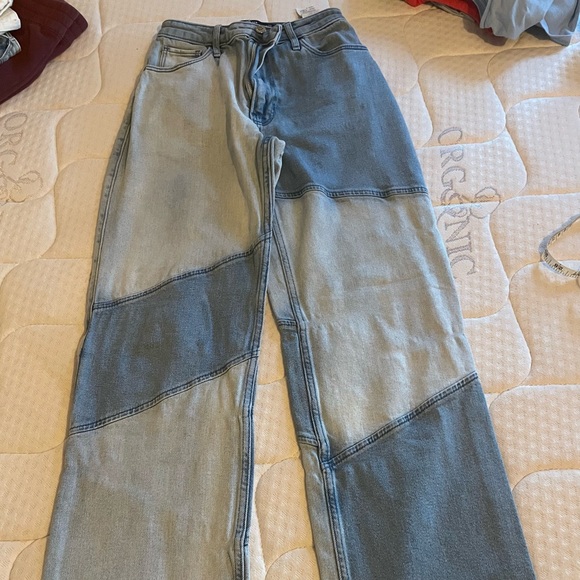 Hollister dad Jean, vintage stretch, high rise, 00R, straight - Picture 2 of 7